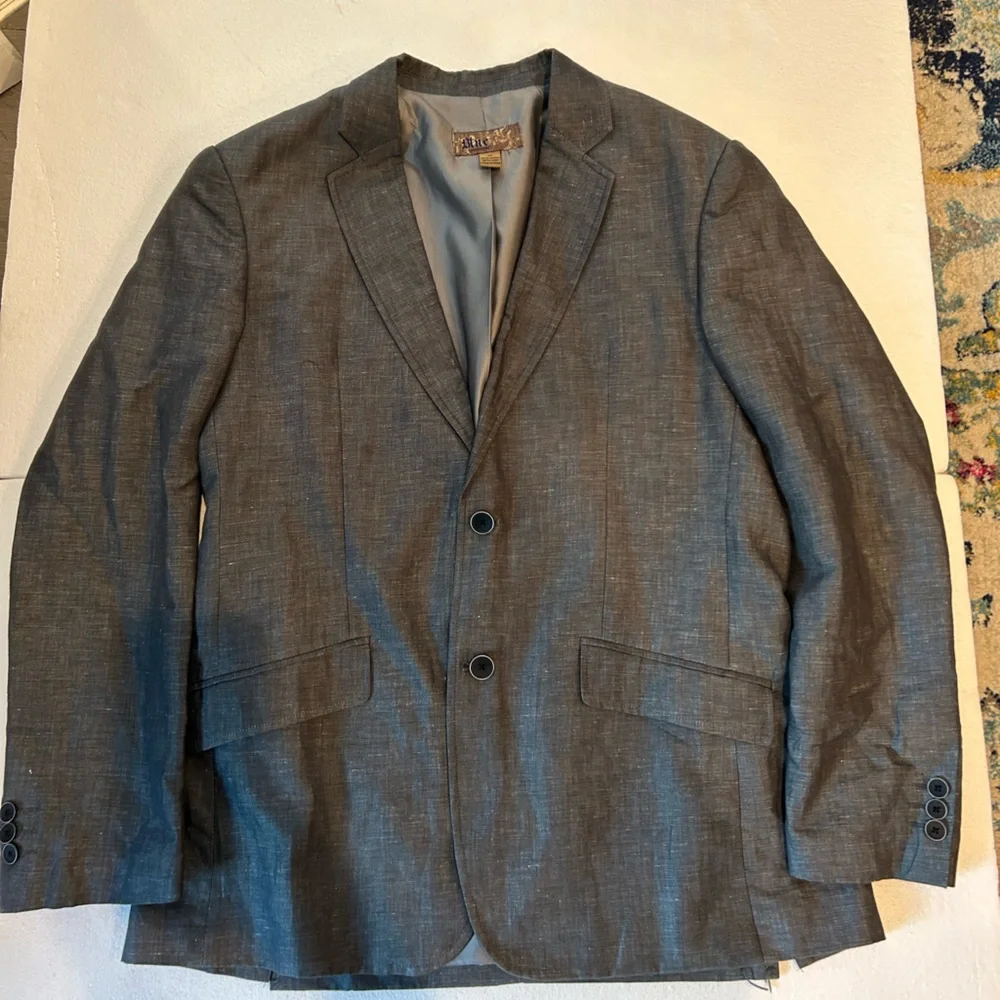 Pronto Uomo gray blazer suit jacket 2 button